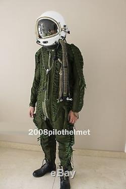 Flight Helmet High Altitude Astronaut Space Pilots Pressured. Flight Suit. NEW