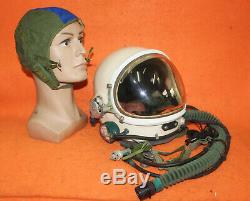 Flight Helmet High Altitude Astronaut Space Pilots Pressured Flying Hat 0720