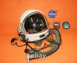 Flight Helmet High Altitude Astronaut Space Pilots Pressured Pilot Helmet XXL 01