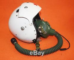 Flight Helmet Mig-29 Air Force Pilot Helmet Size1# XXL Oxygen Mask Used