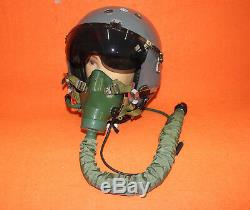 Flight Helmet Naval Aviator Pilot Helmet 1# XXL Oxygen Mask $349