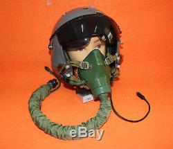 Flight Helmet Naval Aviator Pilot Helmet 1# XXL Oxygen Mask $349