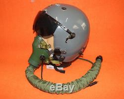 Flight Helmet Naval Aviator Pilot Helmet 1# XXL Oxygen Mask $349