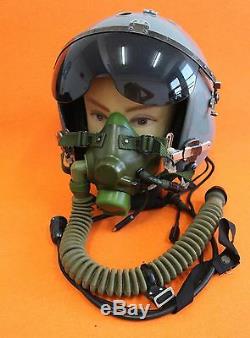 Flight Helmet Naval Aviator Pilot Helmet Oxygen Mask Ym-6m 06016