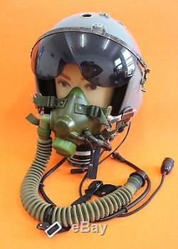 Flight Helmet Naval Aviator Pilot Helmet Qtk-1 Oxygen Mask Ym-6 Helmet Box
