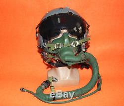 Flight Helmet Naval Aviator Pilot Helmet XXL (ym-9915 Oxygen Mask)