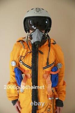 Flight Helmet Pilot Helme Air Force+ Oxygen Mask