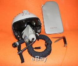 Flight Helmet Pilot Helme Air Force+ Oxygen Mask