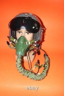 Flight Helmet Pilot Helmet 1# + NEW Oxygen Mask 0101