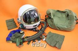 Flight Helmet Spacesuit Airtight Astronaut Fighter Pilot Helmet 1# XXL 08888