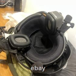 Fulmer AF-255 DOT Helmet Contronics Headset Mic Flight Bag Aviation Pilot Bundle
