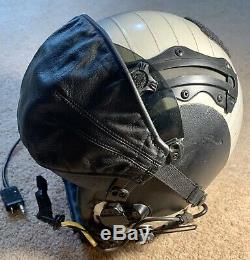 GENTEX HGU 68 P NAVY Pilot Flight Helmet with Accessories. Pre Owned