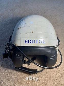 GENTEX HGU 68 P NAVY Pilot Flight Helmet with Accessories. Pre Owned
