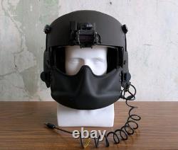 Gentex CV-22 Hgu-56 & Maxillofacial Helicopter Pilot Flight Helmet Sz M, Tested
