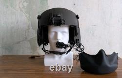 Gentex CV-22 Hgu-56 & Maxillofacial Helicopter Pilot Flight Helmet Sz M, Tested