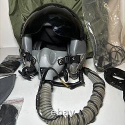 Gentex HGU-55/P Pilot Flight Helmet with MBU-12/P Oxygen Mask USAF Aviation withBag