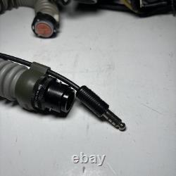 Gentex HGU-55/P Pilot Flight Helmet with MBU-12/P Oxygen Mask USAF Aviation withBag