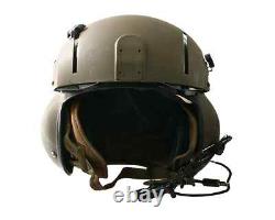 Gentex Helicopter Helmet Dual Visor Comms Pilot Flight US Army Military SPH-4B