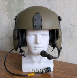 Gentex Hgu-56/P LCAC Navy Helicopter Pilot Flight Helmet Sz L