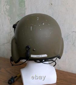Gentex Hgu-56/P LCAC Navy Helicopter Pilot Flight Helmet Sz L