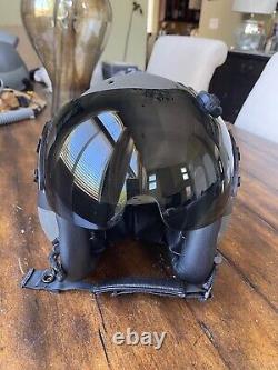 Gentex Hgu-68/p Medium Tac Air Helicopter Pilot Flight Helmet & New Tpl Liner