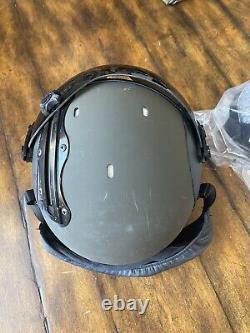 Gentex Hgu-68/p Medium Tac Air Helicopter Pilot Flight Helmet & New Tpl Liner