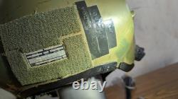 Gentex M142 IHADSS Apache Helicopter Pilot Flight Helmet Sz L Named CW2