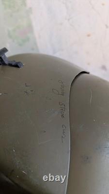 Gentex M142 IHADSS Apache Helicopter Pilot Flight Helmet Sz L Named CW2