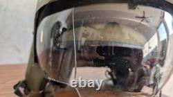 Gentex M142 IHADSS Apache Helicopter Pilot Flight Helmet Sz L Named CW2 Gentex M142 IHADSS Apache Helicopter Pilot Flight Helmet Sz L Named CW2