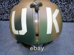 Gentex Pilot Flight Helmet HGU-39 size Regular S. E. A. Camouflage U. K. Tailcode
