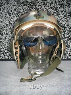 Gentex Pilot Flight Helmet HGU-39 size Regular S. E. A. Camouflage UH tailcode