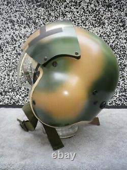 Gentex Pilot Flight Helmet HGU-39 size Regular S. E. A. Camouflage UH tailcode