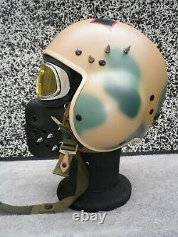 Gentex Pilot Flight Helmet HGU-39 size Regular S. E. A. Camouflage / steampunk