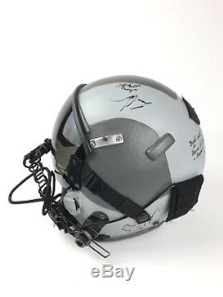 Gentex Pilot Flight Helmet Hgu-55/p Lg With Visor And Squad Signatures 12dec2014