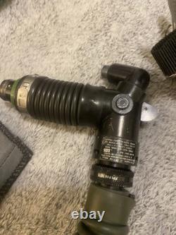 Gentex USAF Fighter Pilot Flight Helmet David Clark Comms Visor Oxygen Mask