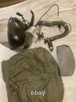 Gentex USAF Fighter Pilot Flight Helmet David Clark Comms Visor Oxygen Mask Gentex USAF Fighter Pilot Flight Helmet David Clark Comms Visor Oxygen Mask
