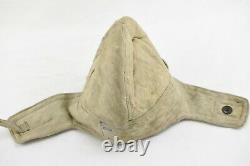 German Ww2 Luftwaffe Pilot Leather Hat Cap Helmet Prym Flight Aviator Hat Wwii