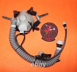 Grey Air Force Fighter Pilot Aviation Flight Oxygen Mask