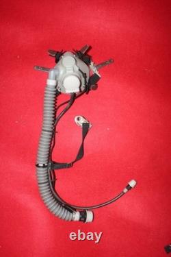 Grey Air Force Fighter Pilot Aviation Flight Oxygen Mask