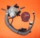 Grey Air Force Fighter Pilot Aviation Flight Oxygen Mask
