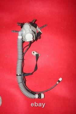 Grey Air Force Fighter Pilot Aviation Flight Oxygen Mask