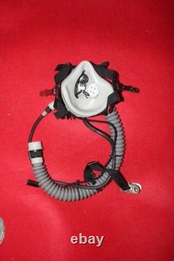 Grey Air Force Fighter Pilot Aviation Flight Oxygen Mask