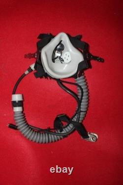 Grey Air Force Fighter Pilot Aviation Flight Oxygen Mask