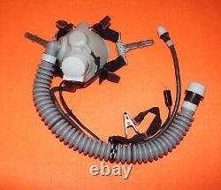 Grey Air Force Fighter Pilot Aviation Flight Oxygen Mask