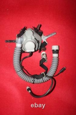 Grey Air Force Fighter Pilot Aviation Flight Oxygen Mask