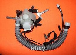 Grey Air Force Fighter Pilot Aviation Flight Oxygen Mask