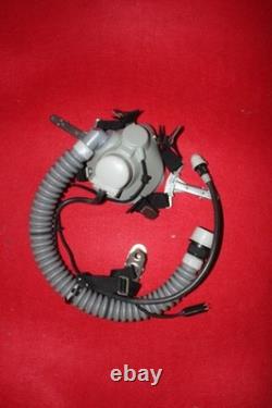 Grey Air Force Fighter Pilot Aviation Flight Oxygen Mask