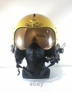 HGU 26/p original gentex pilot flight helmet painted as Replica Blue angels