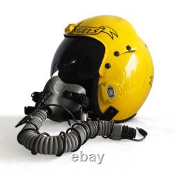 HGU-33 Blue Angels Flight Fighter Pilot Helmet Movie Prop + MBU Masker Oxygen