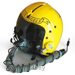 HGU-33 Blue Angels Flight Helmet Movie Prop Pilot + MBU Mask Oxygen